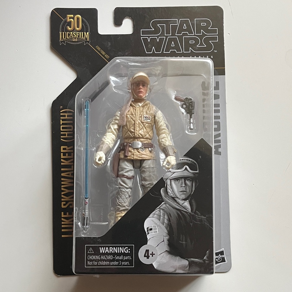 Star Wars Luke Skywalker Hoth Figure - Beige and White